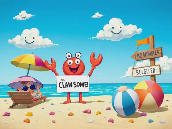 Funny Beach Puns Sentences